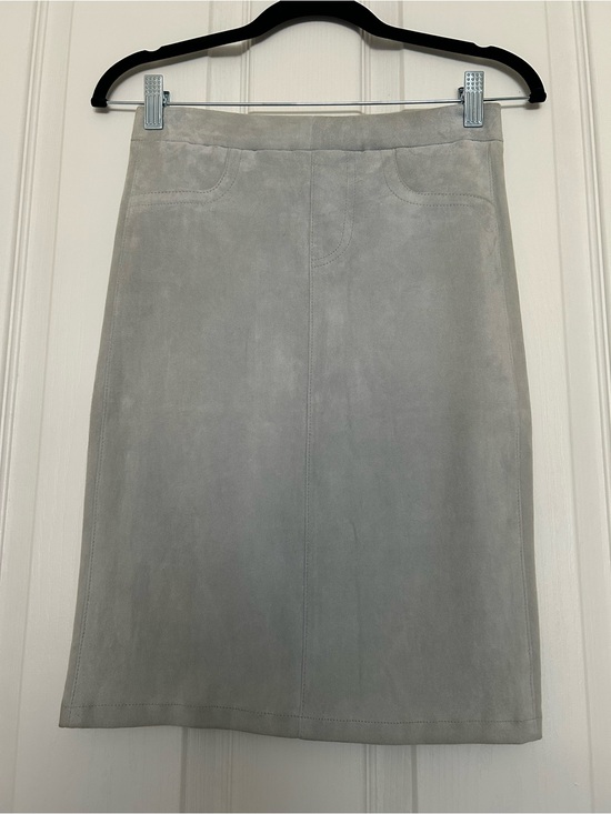 Sylvie schimmel Dresses & Skirts - Classic ciel Suede Pencil Skirt Designer 100% lamb leather